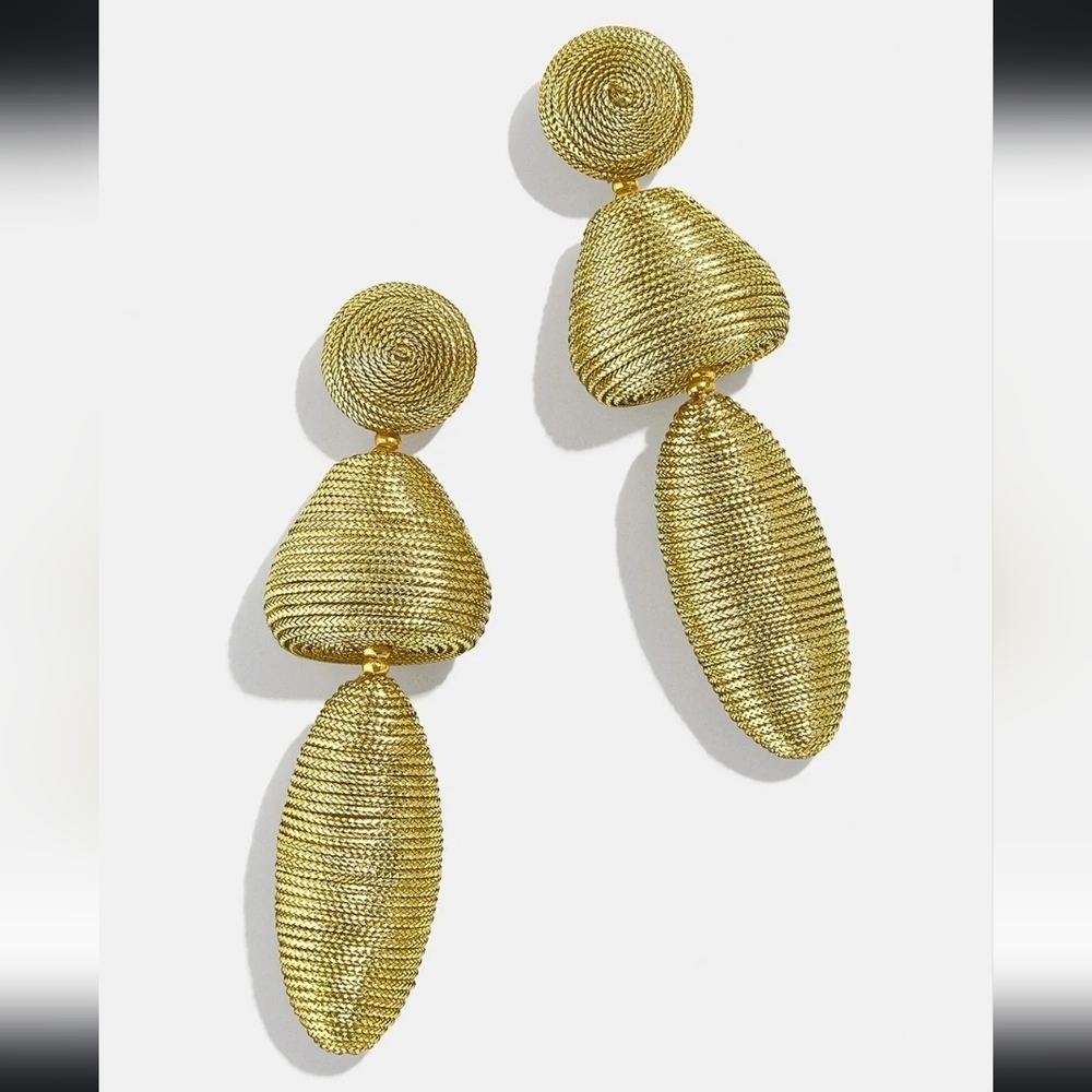 BaubleBar, Raquel Earrings, Gold -NEW! - Picture 1 of 8